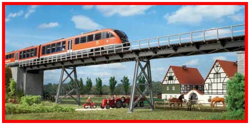 Auhagen 11430, EAN 4013285114306: H0 Pendelpfeilerbrücke