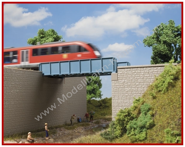 Auhagen 11441, EAN 4013285114412: H0 Blechträgerbrücke