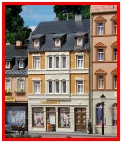 Auhagen 12253, EAN 4013285122530: H0 Wohnhaus Nr.4