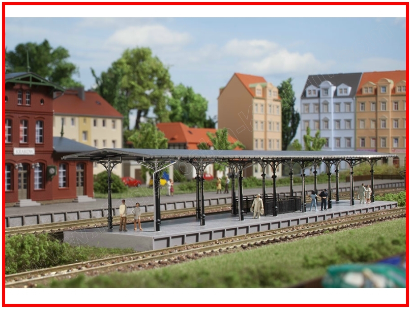 Auhagen 14481, EAN 4013285144815: N Bahnsteig mit Dach