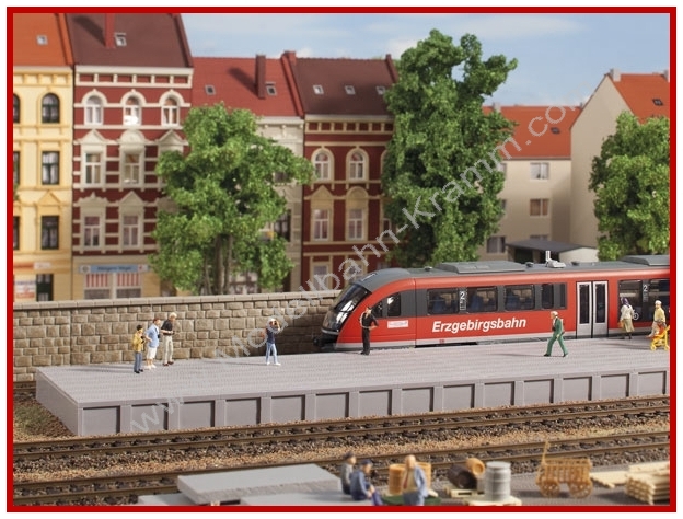 Auhagen 41634, EAN 4013285416349: H0 Bahnsteig ohne Überdachung