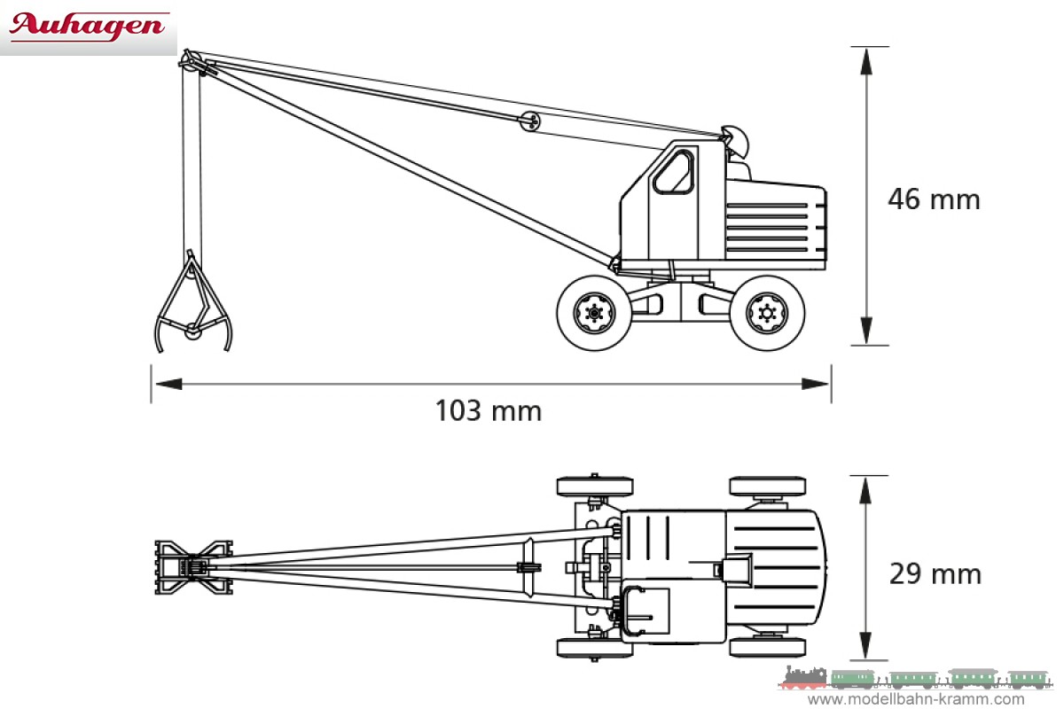 Auhagen 41674, EAN 4013285416745: H0 Lader T170