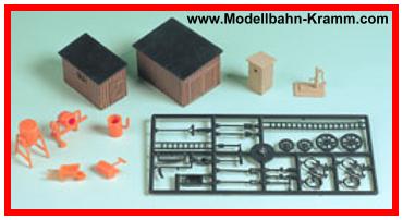 Auhagen 42571, EAN 4013285425716: H0 Toilettenhäuschen, Schuppen, Werkzeug