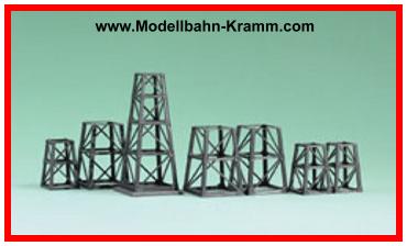 Auhagen 48640, EAN 4013285486403: H0 Stahltragwerkselemente konisch