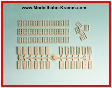 Auhagen 48650, EAN 4013285486502: H0 Sprossenfenster, Türen