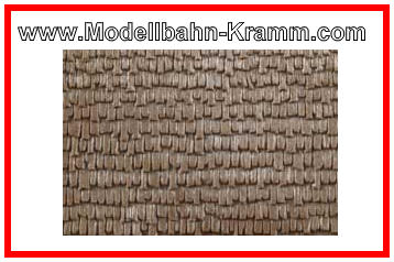 Auhagen 52228, EAN 4013285522286: H0 Dekorplatten Holzschindeln