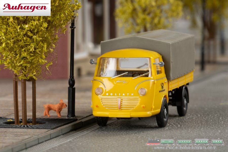 Auhagen 66025, EAN 4013285660254: Flatbed truck with tarpaulin German Post