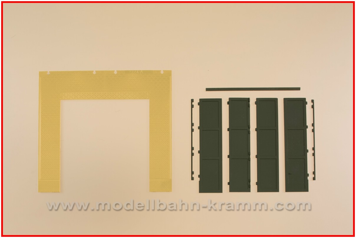 Auhagen 80633, EAN 4013285806331: H0 Wände 2579A gelb, Tore T grün