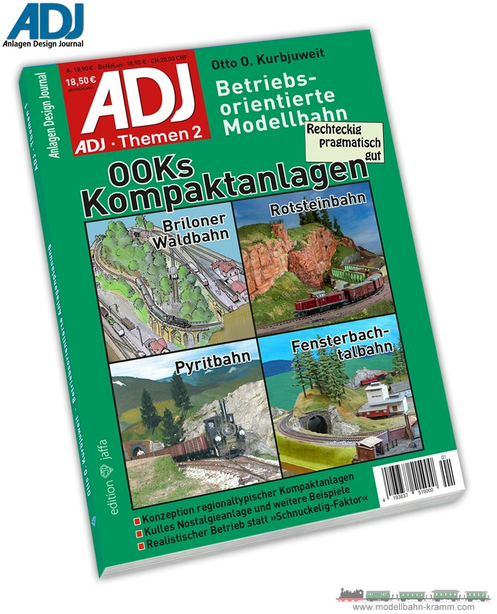 ADJ Anlagen Design Journal 9783982813202, EAN 9783982813202: OOKs Kompaktanlagen, Betriebsorientierte Modellbahn