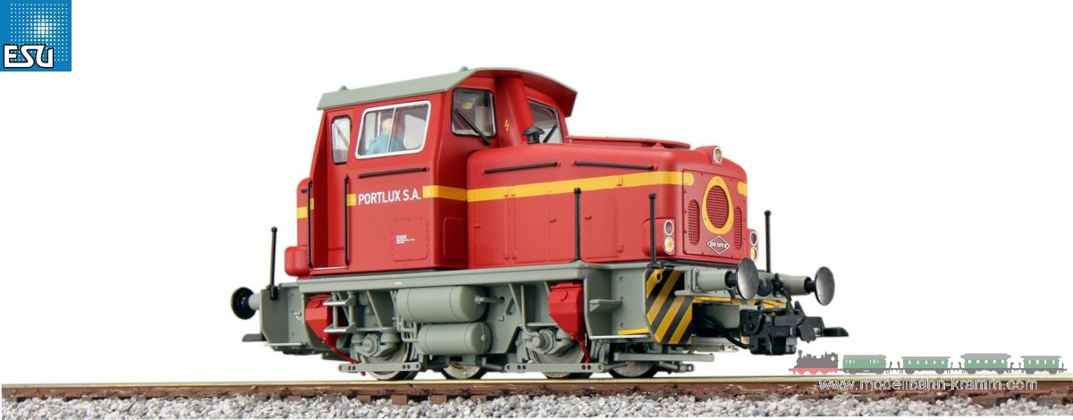 ESU 31446, EAN 4044645314463: H0 AC/DC Sound Diesellok KG230 Portlux SA