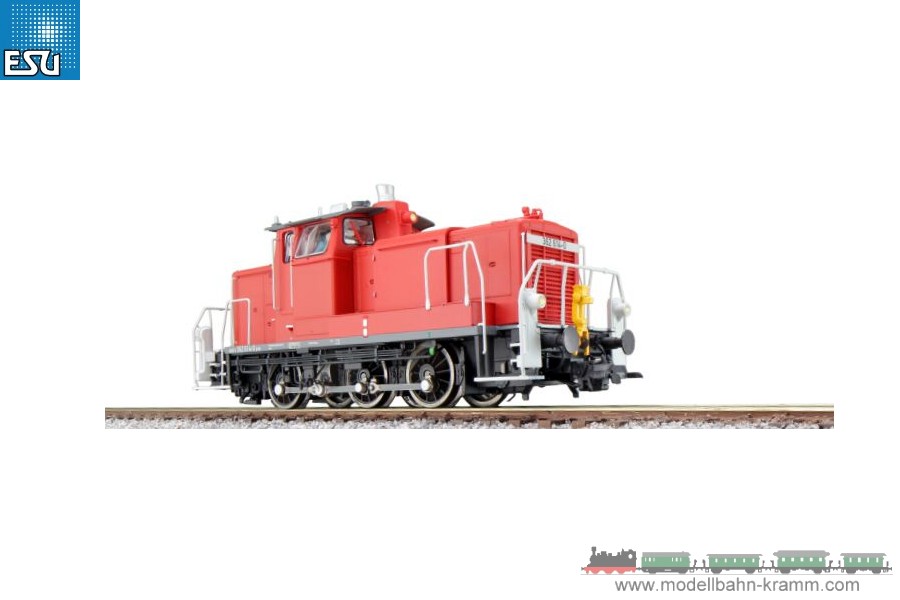 ESU 31742, EAN 4044645317426: H0 DC/AC Sound Diesellok 362 614 DB, verkehrsrot