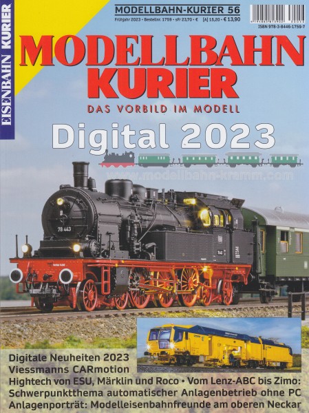 Eisenbahn-Kurier 1759, EAN 2000075513373: Modellbahn Kurier Digital 2023
