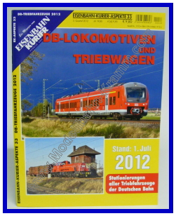 Eisenbahn-Kurier 1912, EAN 2000003581931: DB-Lokomotiven und Triebwagen