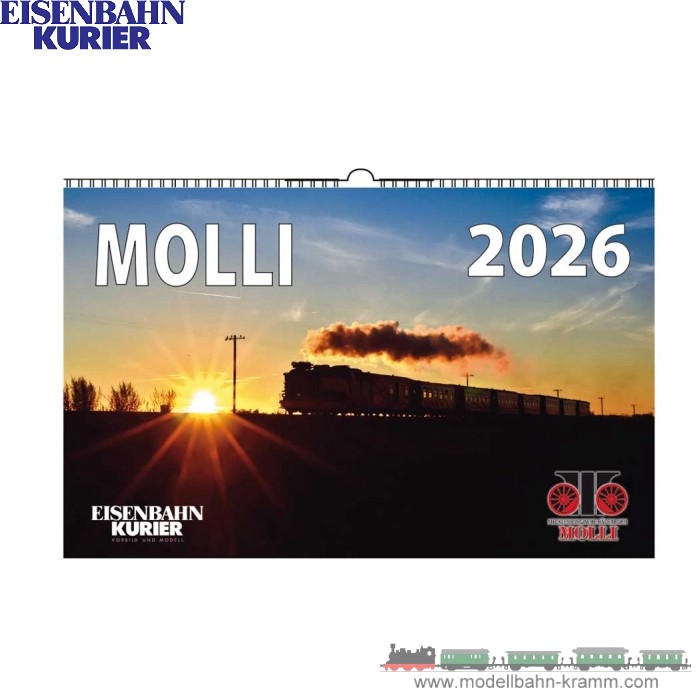 Eisenbahn-Kurier 5955, EAN 9783844659559: Molli Kalender 2026