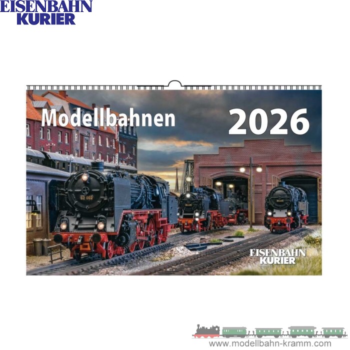 Eisenbahn-Kurier 5963, EAN 9783844659634: Modellbahnen Kalender 2026