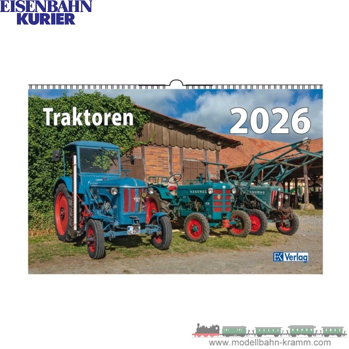 Eisenbahn-Kurier 5968, EAN 9783844659689: Traktoren Kalender 2026