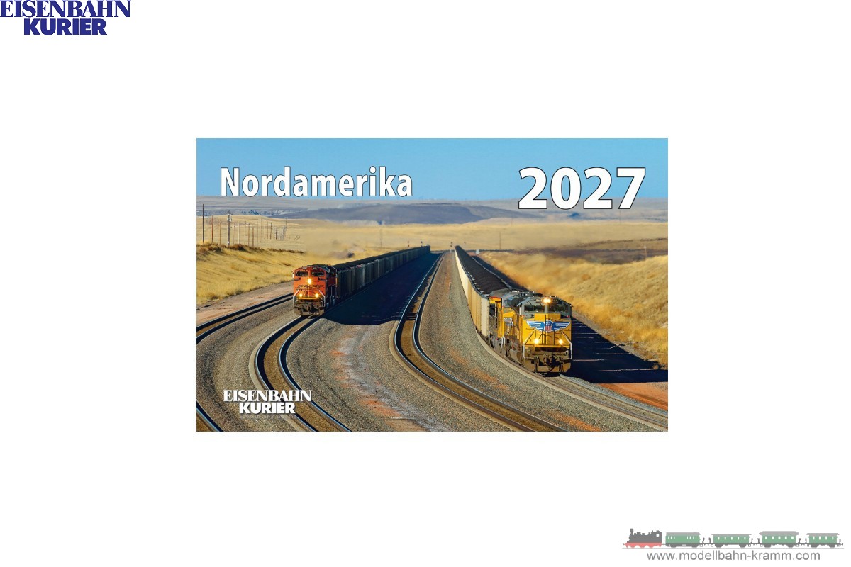 Eisenbahn-Kurier 5984, EAN 9783844659849: Nordamerika Kalender 2027