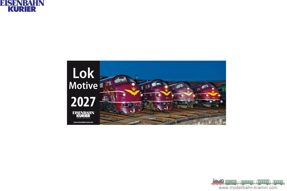 Eisenbahn-Kurier 5990, EAN 9783844659900: Tischkalender 2027