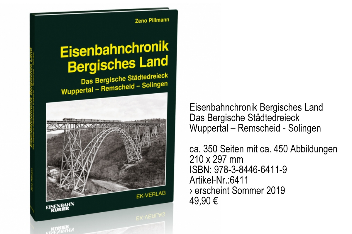 Eisenbahn-Kurier 6411, EAN 2000008669184: Eisenbahnchronik Bergisches Land Band 1
