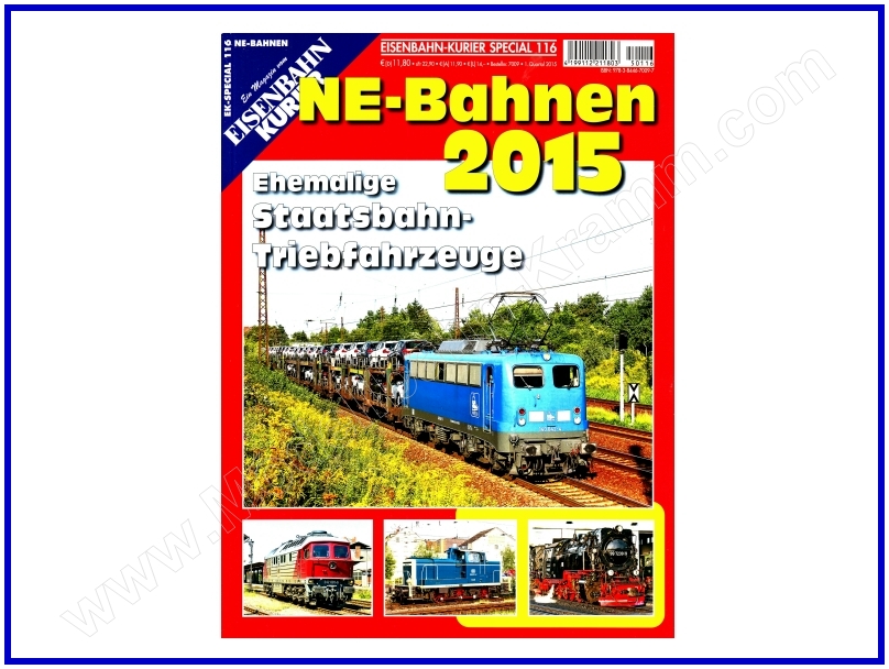 Eisenbahn-Kurier 7009, EAN 2000008530132: EhemStaatsbahn-Triebfahrzeuge