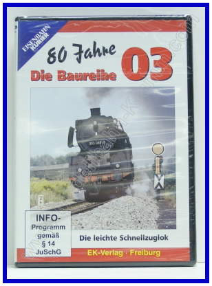 Eisenbahn-Kurier 8237, EAN 2000003294909: DVD- 80 Jahre Baureihe 03