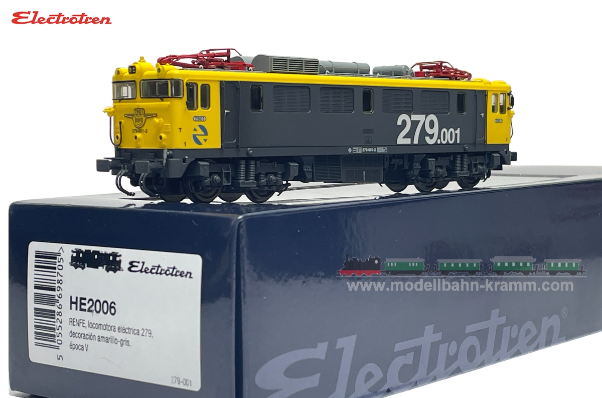 Electrotren 2006, EAN 5055286698705: H0 DC analog E-Lok Reihe 279 Taxi Lackierung Renfe