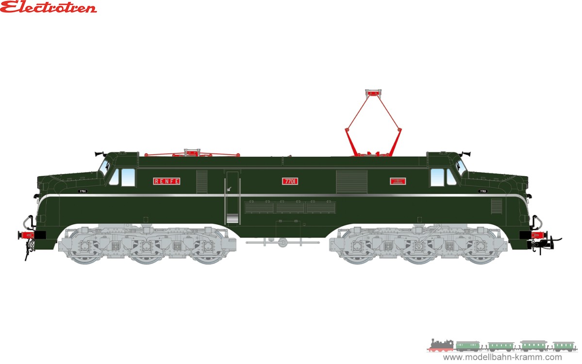 H0 DC analog E-Lok 7701 RENFE