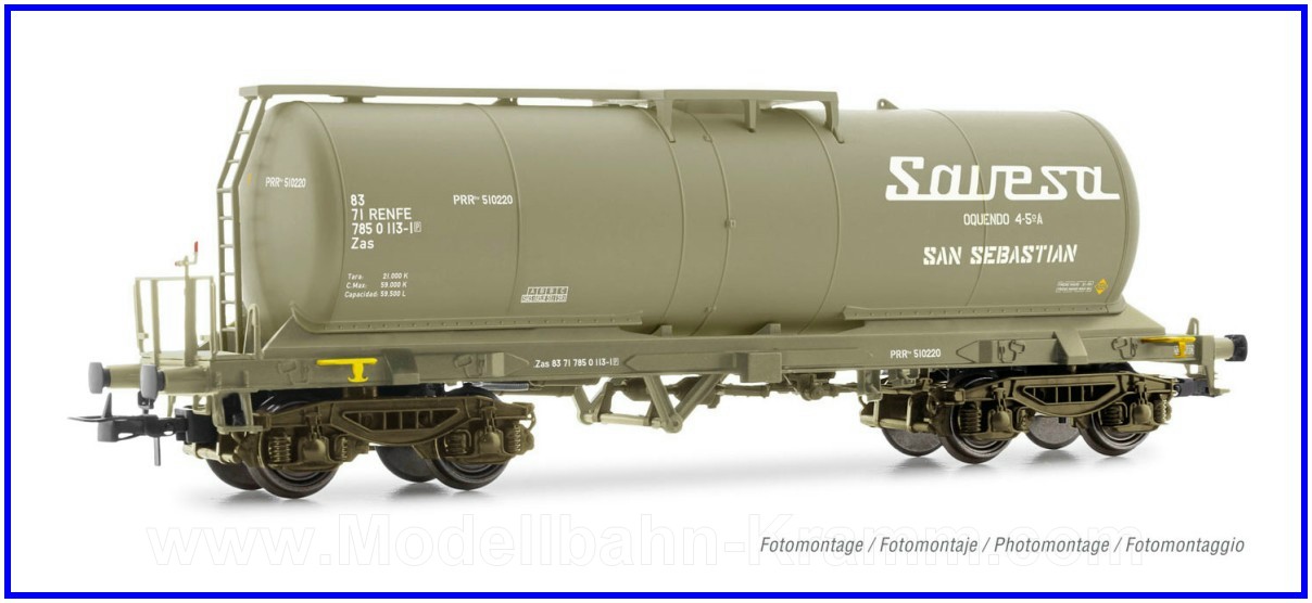 H0 Weinkesselwagen 4-achsig Typ Zas der RENFE