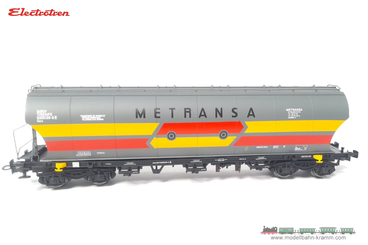Electrotren 6048, EAN 5055286703041: H0 DC Schwenkdachwagen Uacs Metransa Renfe