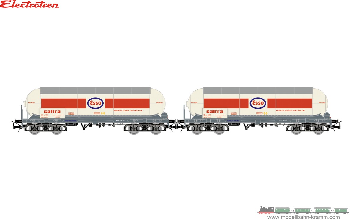 H0 DC 2-tlg. Set: Kesselwagen Esso Saltra