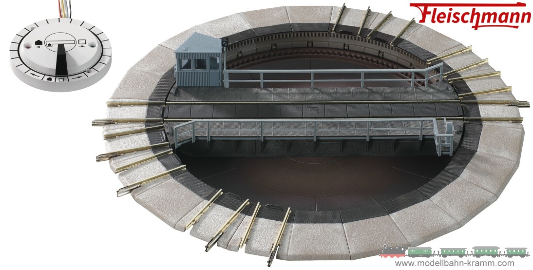 Fleischmann 6154, EAN 4005575061544: H0 Profi Drehscheibe 16 Meter