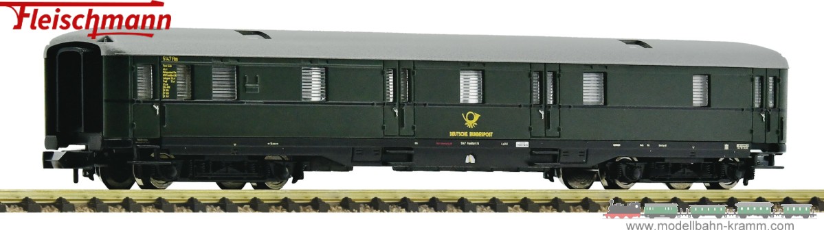 Fleischmann 6260005, EAN 4005575259347: N Schürzen Postwagen DB III