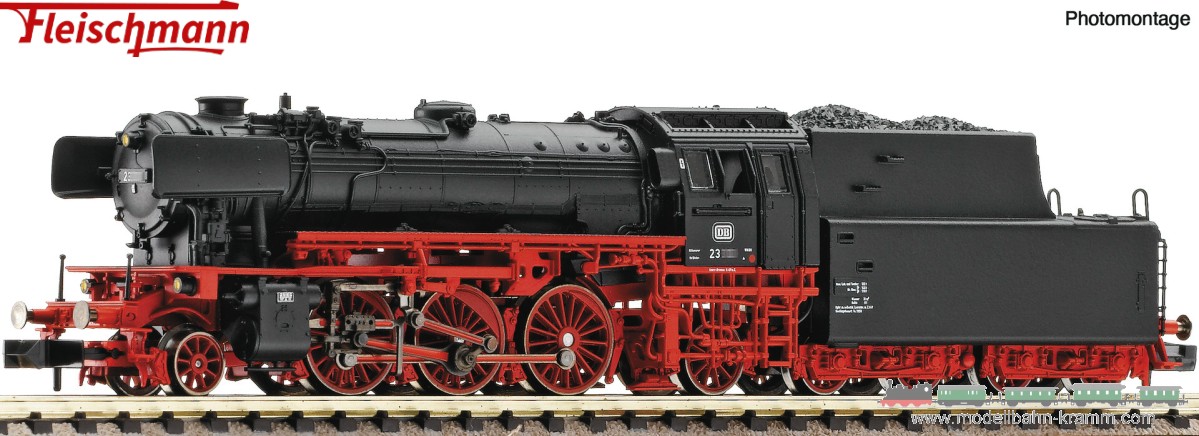 Fleischmann 7160003, EAN 4005575259323: N analog Dampflokomotive 23 102, DB III