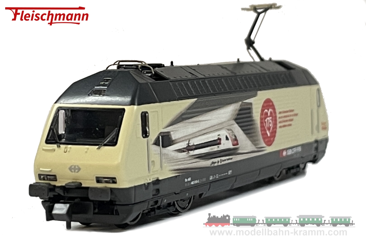 Fleischmann 731299, EAN 4005575258456: N analog E-Lok Re 460, 175 Jahre Schweizer Bahnen SBB