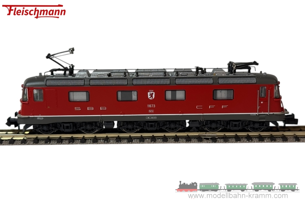 Modellbahn-Kramm: Fleischmann 734194 N Sound E-Lok Re 6/6 11673