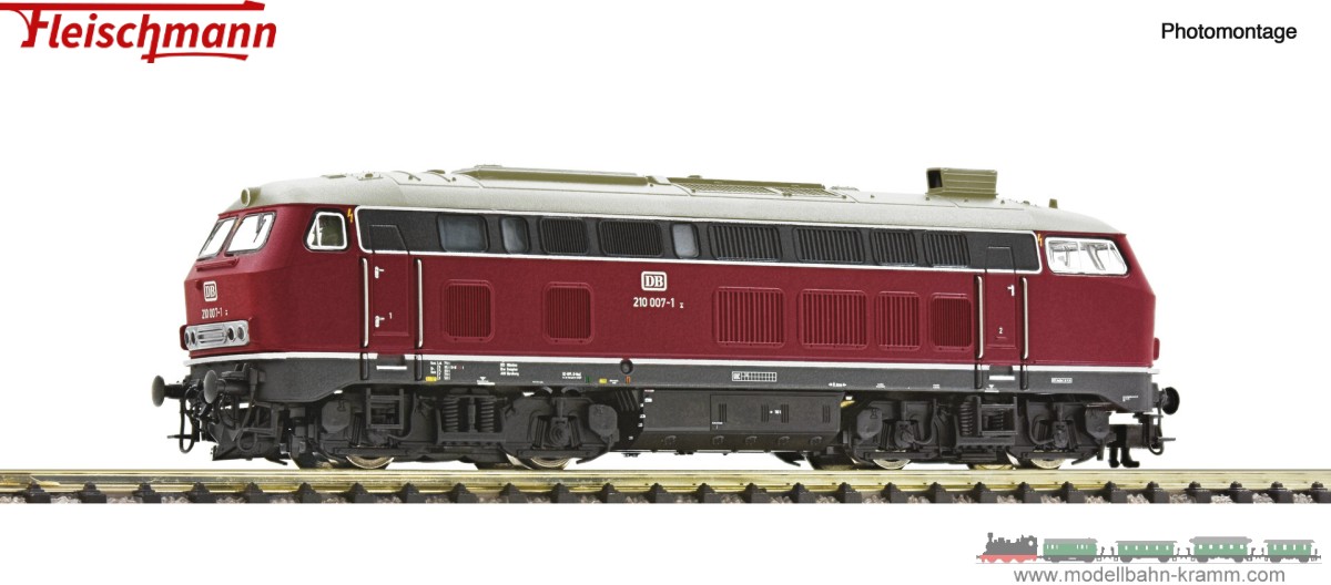 Fleischmann 7360008, EAN 4005575259521: N analog Diesellokomotive 210 007-1 DB