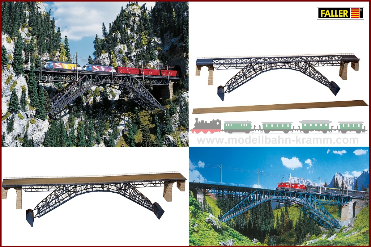 Modellbahn-Kramm: Faller 120535 H0 Bietschtalbrücke, only €106,29