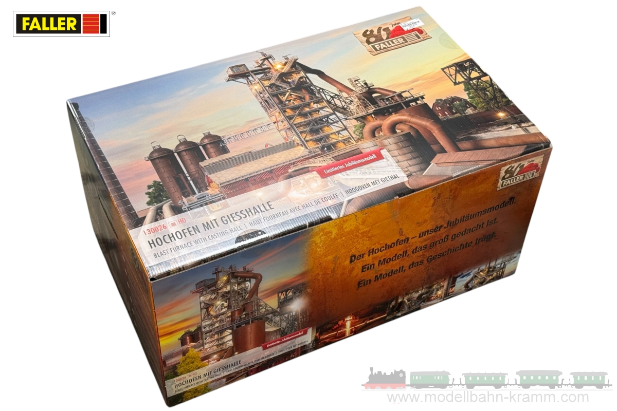 Modellbahn-Kramm: Faller 130026 H0 blast furnace with casting hall