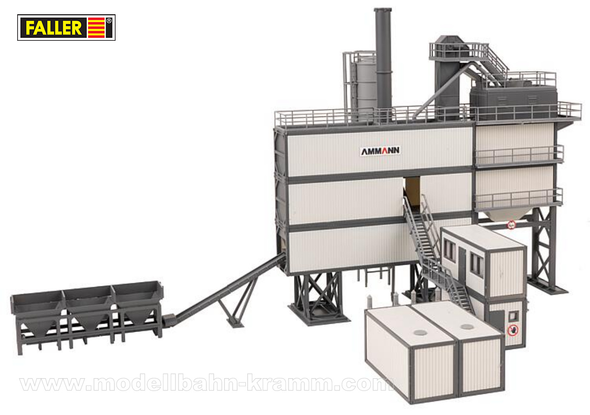 Faller 130110, EAN 4104090301101: Asphalt mixing plant, H0-gauge