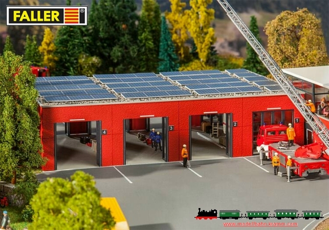 Faller 130160, EAN 4104090301606: H0 Modern fire station