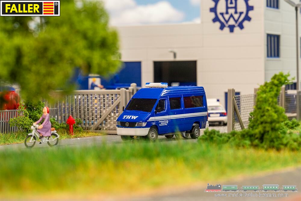 H0 MB Sprinter THW mit Blaulicht (HERPA)