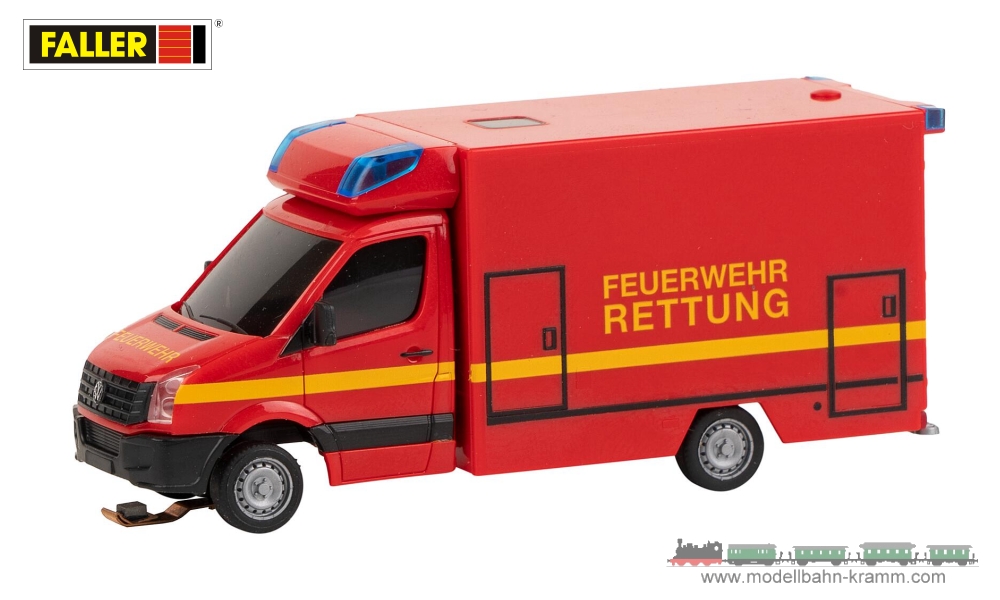 Faller 161434, EAN 4104090614348: H0 VW Crafter Feuerwehr-Rettung (HERPA)
