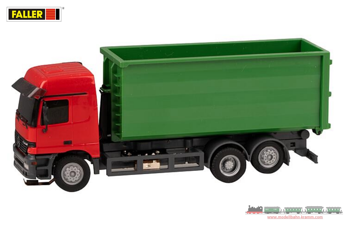 Car System Lorry MB Actros LH´96 Roll-off container (HERPA) 1:87