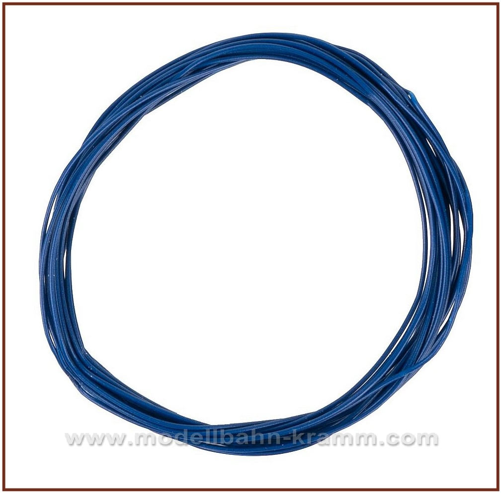 Stranded wire 0.04 mm², blue, 10 m