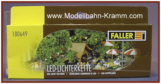 Faller 180649, EAN 4104090806491: LED-Lichterkette bunt