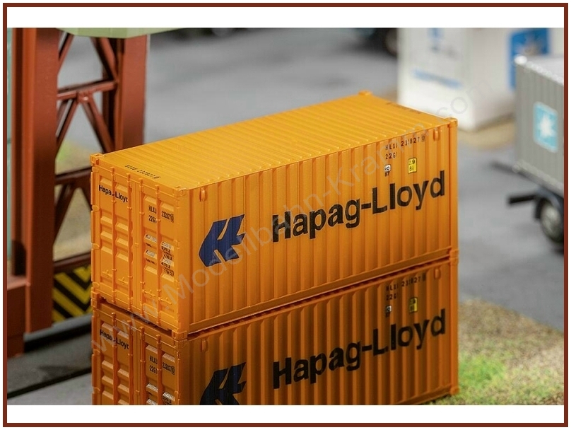 Faller 180826, EAN 4104090808266: H0 20´ Container Hapag-Lloyd