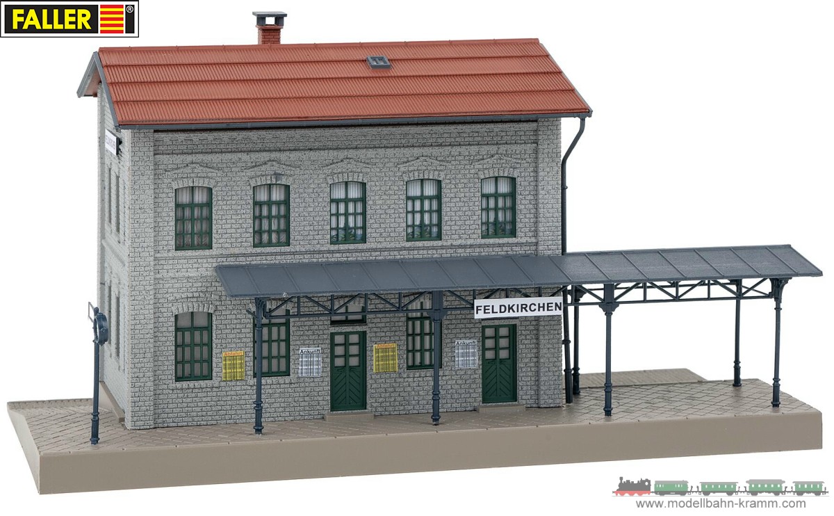 Modellbahn-Kramm: Faller 190137 H0 Aktions-Set Bahnhof Feldkirch