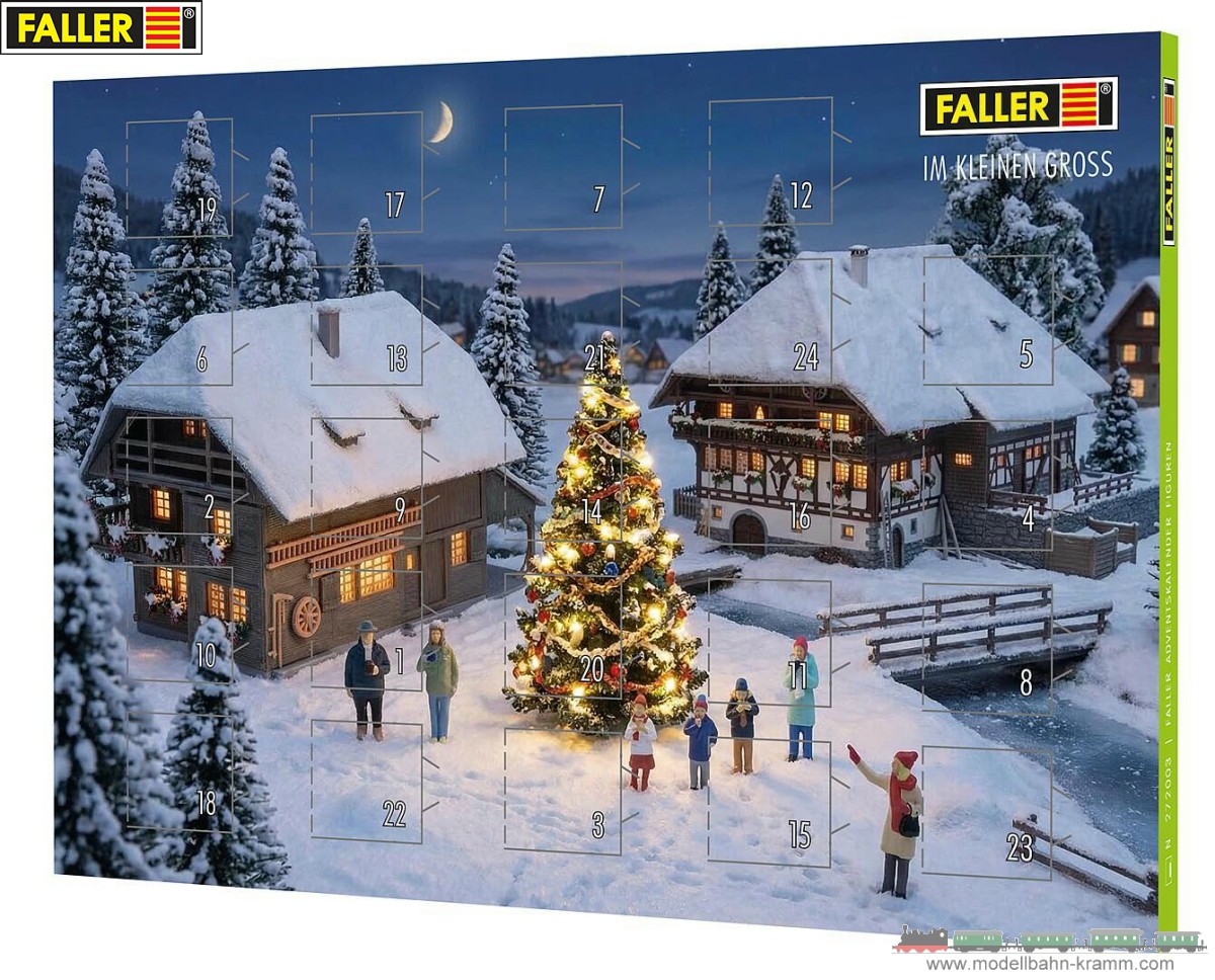 Faller 272003, EAN 4104090720032: N FALLER Adventskalender Figuren