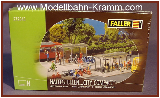 Faller 272543, EAN 4104090725433: N Haltestellen City Compact