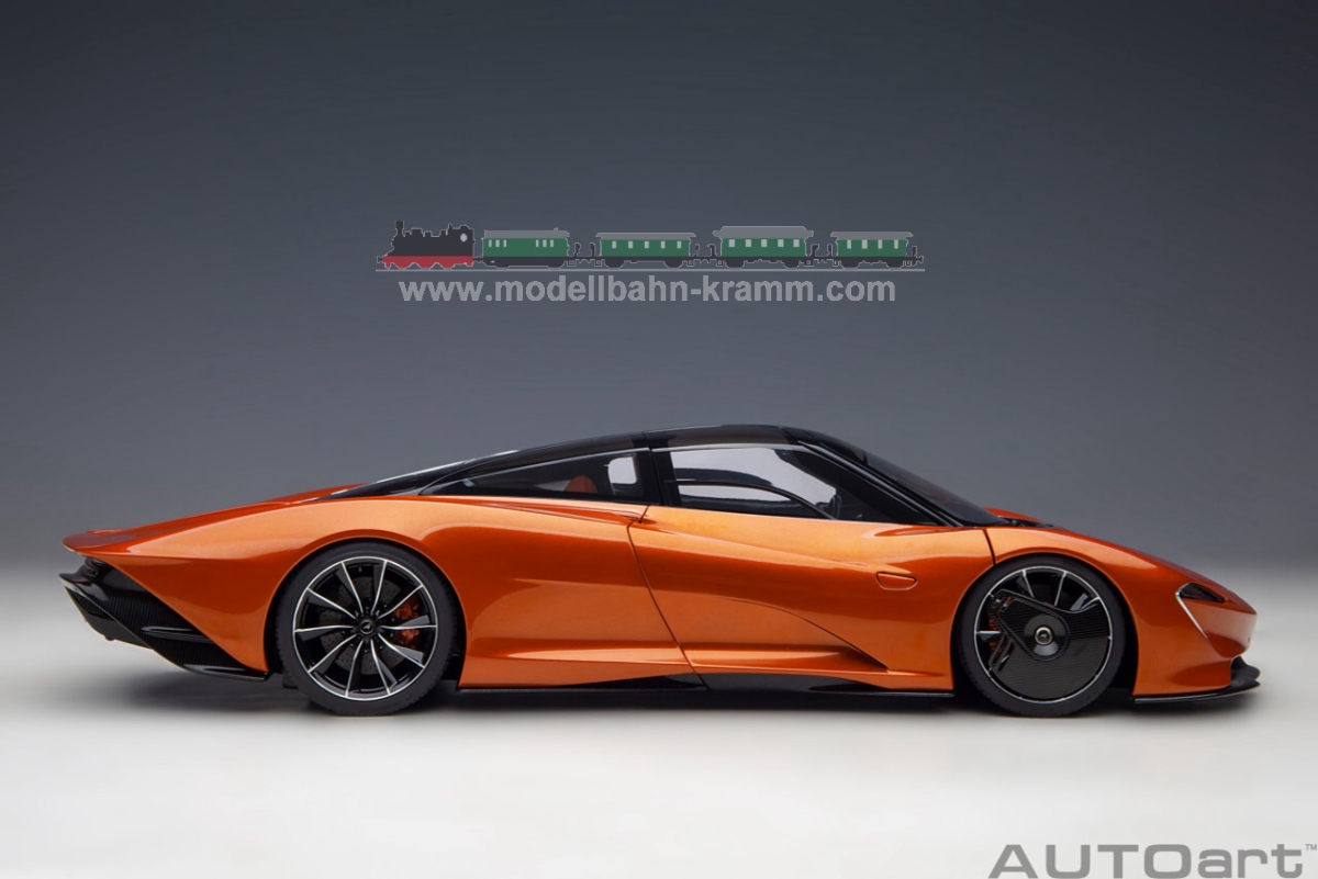 AutoArt 76088, EAN 2000075545398: 1:18 McLaren Speedtail (Volcano Orange)